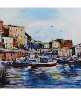 Dettaglio quadro dipinto a mano