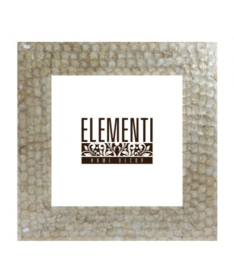 Specchio in madreperla quadrato