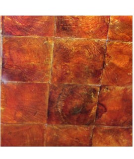 Specchio rettangolare vintage in madreperla