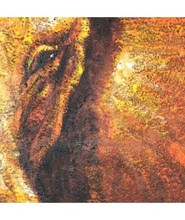 Quadro esotico dipinto a mano su tela