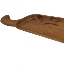 Impugnatura ergonomica in legno di teak