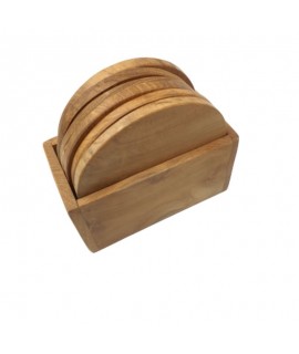 Contenitore in legno teak naturale