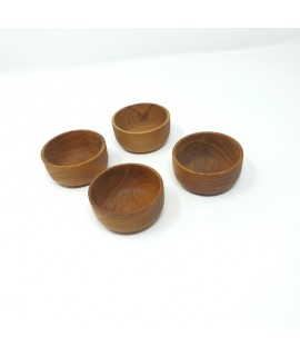 Ciotoline per antipasti in legno di teak