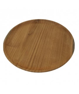 piatto in legno di teak 100% naturale