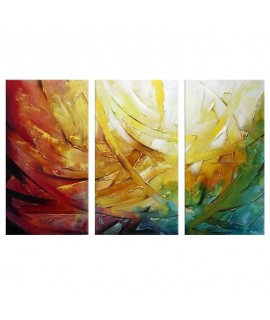 Quadro astratto dipinto a mano