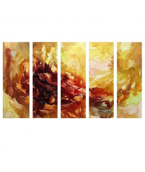 Quadro astratto dipinto a mano