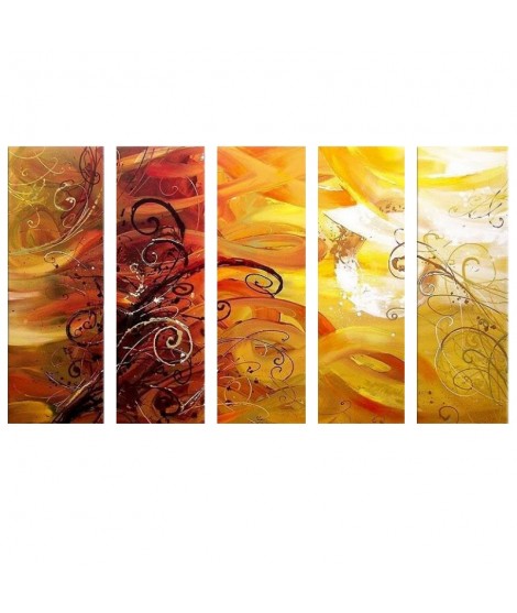 Quadro dipinto a mano astratto